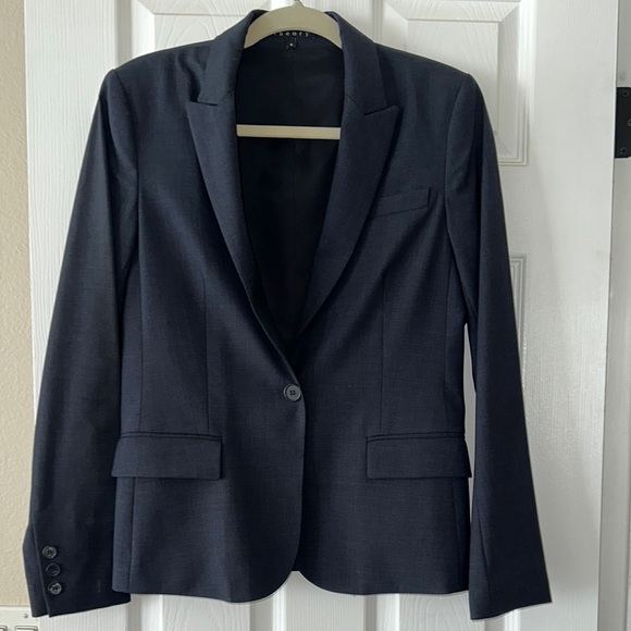 Theory Charcoal Blazer PERFECT condition - Picture 1 of 7